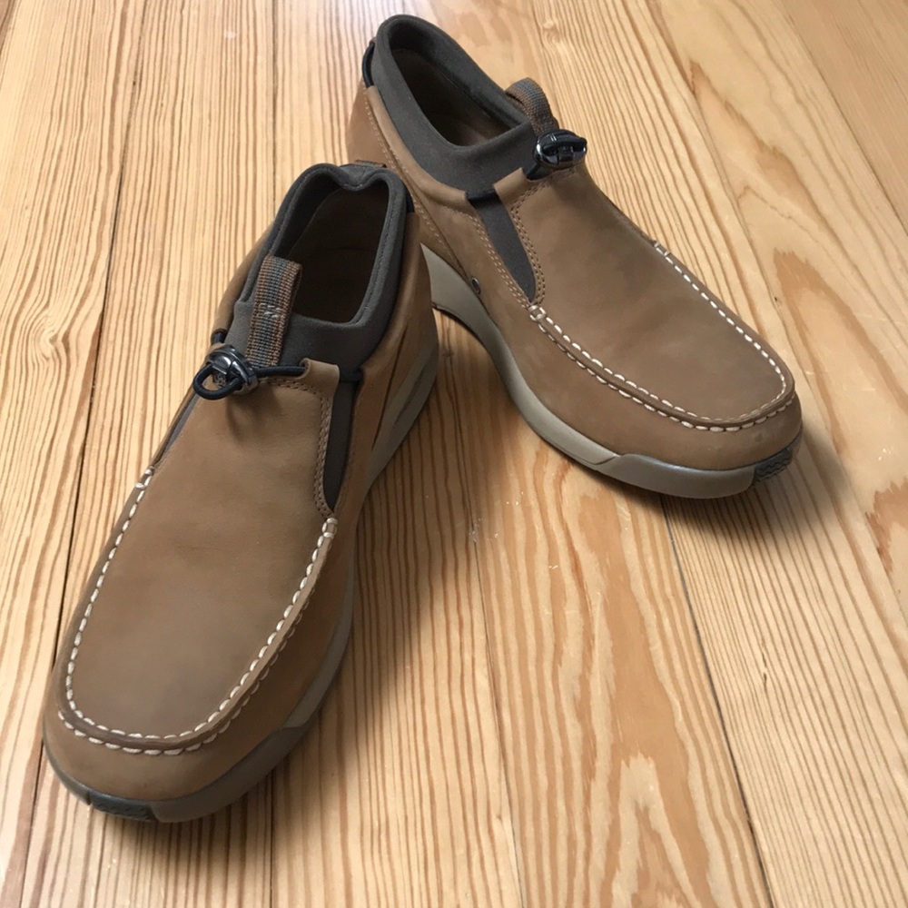 Cole Haan NWT sz9 suede loafer deck shoe slip on NikeAir colab business casual